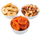 Dried Fruits, Chips, Nuts