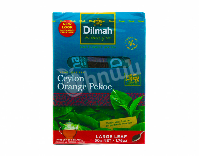 Черный чай Цейлон Оранж Пеко Dilmah