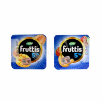 Yogurt Product with Melon and Mango/Banana and Strawberry Fruttis