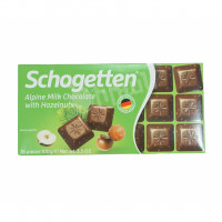 Alpine Milk Chocolate with Hazelnut Schogetten