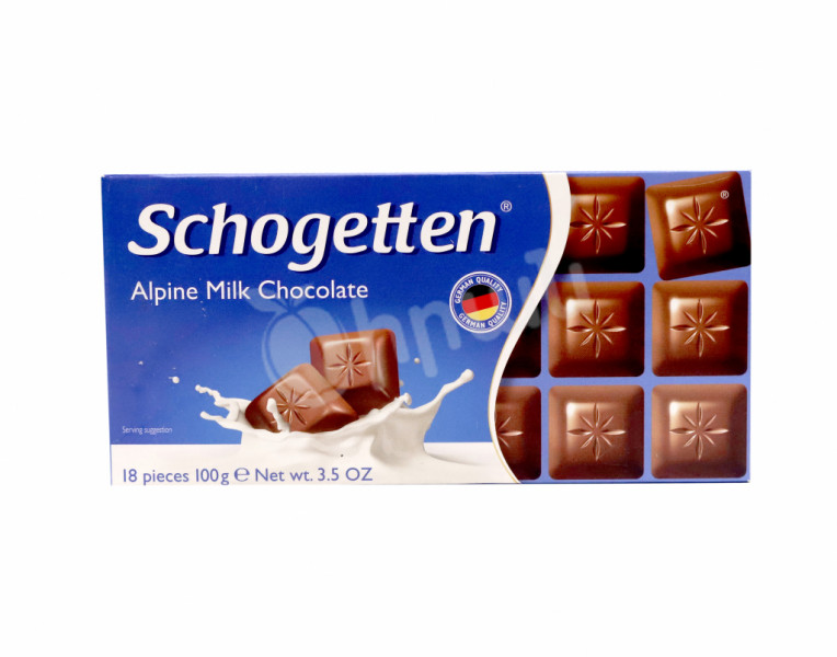 Альпийский Молочный Шоколад Schogetten