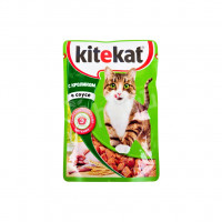 Cat food with rabbit in sauce Kitekat