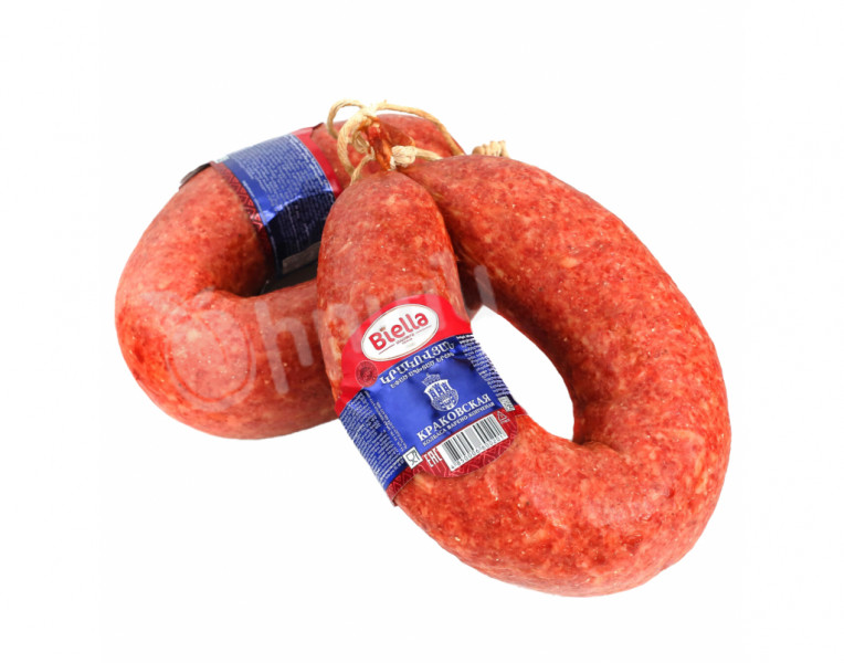 Semi-smoked sausage Cracow Biella