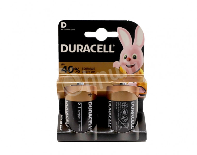 Щелочная батарейка Duracell D