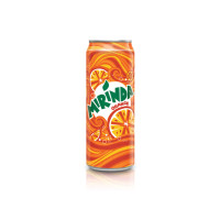 Carbonated drink with orange flavor Mirinda