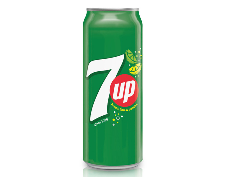 Carbonated Drink with Lemon and Lime Flavor 7-Up
