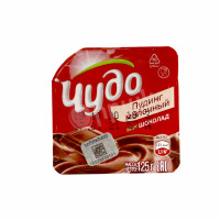 Milky pudding with chocolate flavor Чудо