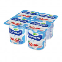 Yoghurt  with strawberry juice Нежный