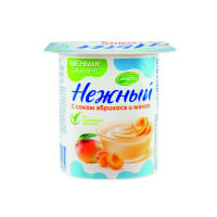 Продукт йогуртный с соком абрикоса и манго Нежный