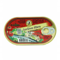 Sardine fillets in tomato sauce Brivais Vilnis