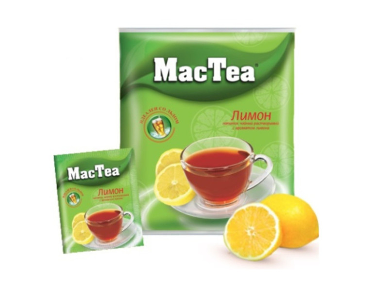 Instant tea drink with lemon flavor Mac Tea