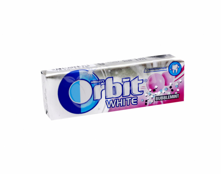 Chewing gum bubblemint White Orbit