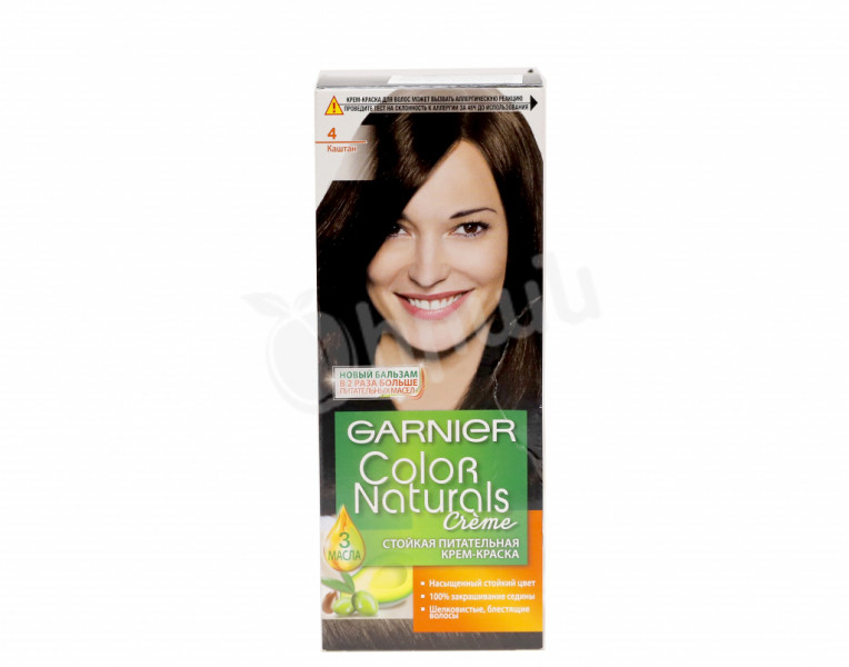 Крем-краска для волос каштан 4 Color Naturals Garnier