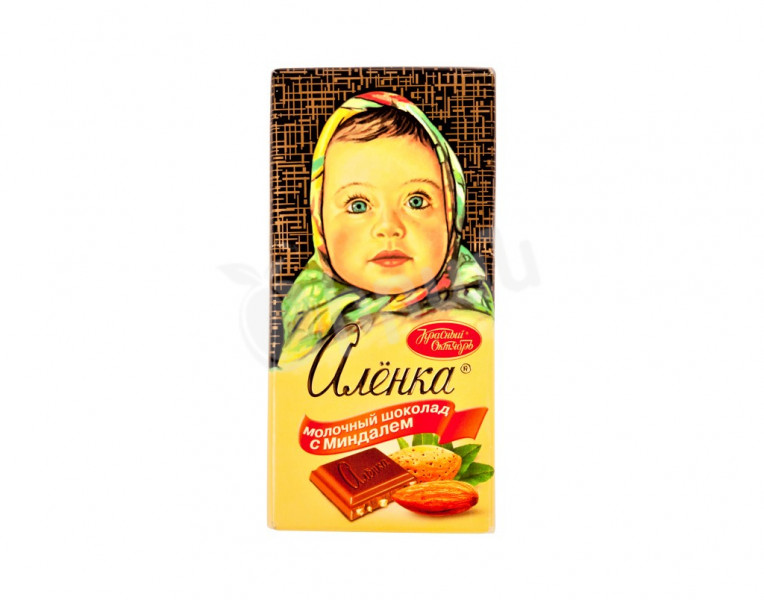 Milk Chocolate Bar with Almond Алёнка