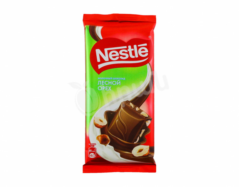 Կաթնային շոկոլադե սալիկ պնդուկով Nestle