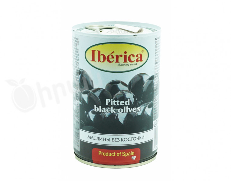 Черные маслины без косточки Iberica