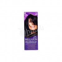 Крем-краска для волос черный 2/0 Wellaton