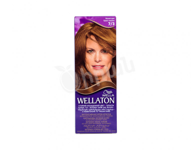 Hair color nut brown 7/3 Wellaton