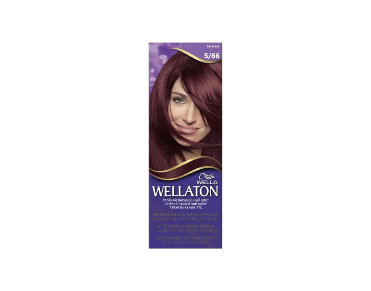 Hair color-cream eggplant 5/66 Wellaton