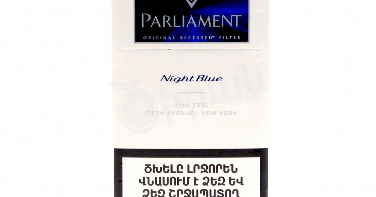 Cigarettes Parliament Night Blue Tsiran Supermarket