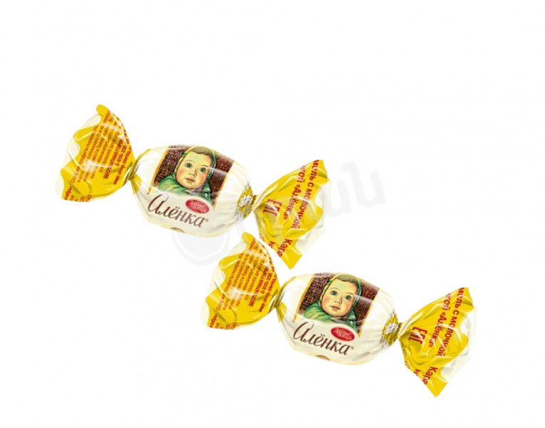Candies caramel with milky filling Алёнка