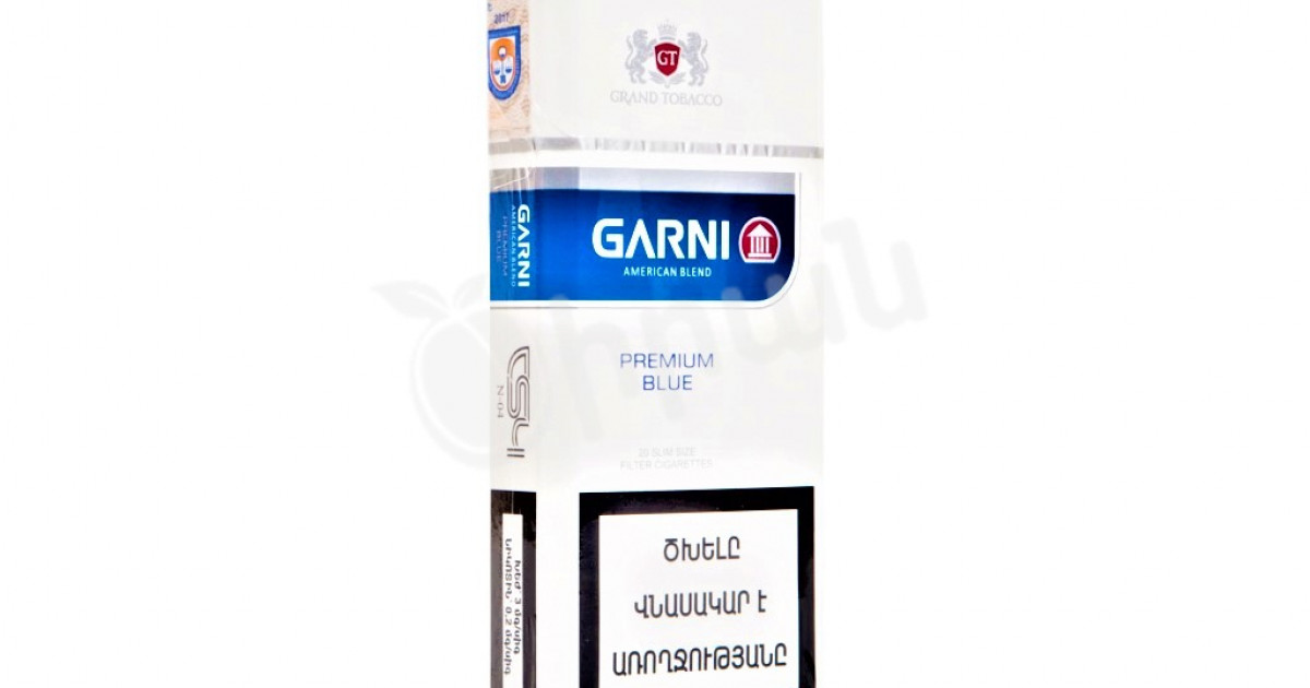 Cigarettes premium blue slim Garni Tsiran Supermarket