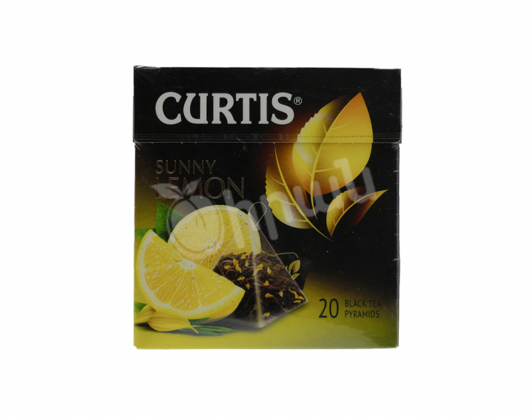 Черный чай солнечный лимон Curtis