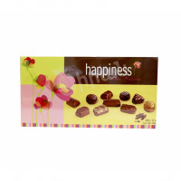Chocolate candy assortment Happiness
