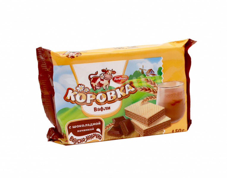 Wafer with chocolate flavor Коровка