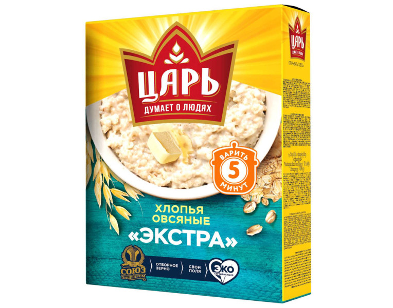 Oat flakes extra Царь