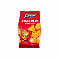 Crackers with cheese flavor Croco