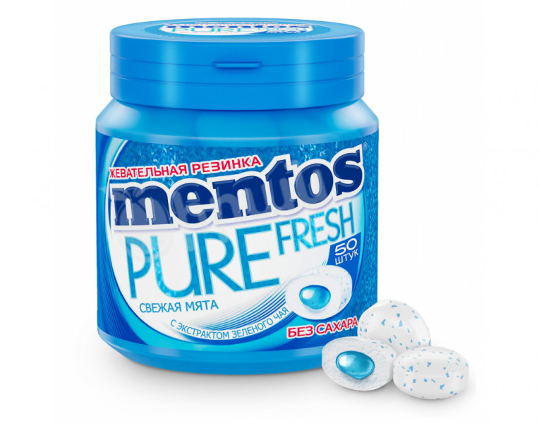 Жевательная резинка свежая мята Pure Fresh Mentos