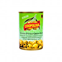 Pitted Green Olives Coopoliva