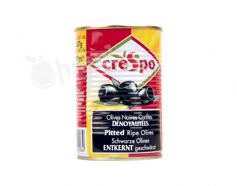 Маслины черные без косточки Crespo
