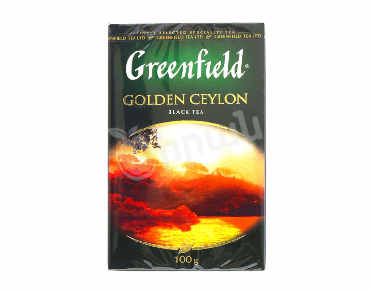 Черный чай голден Цейлон Greenfield