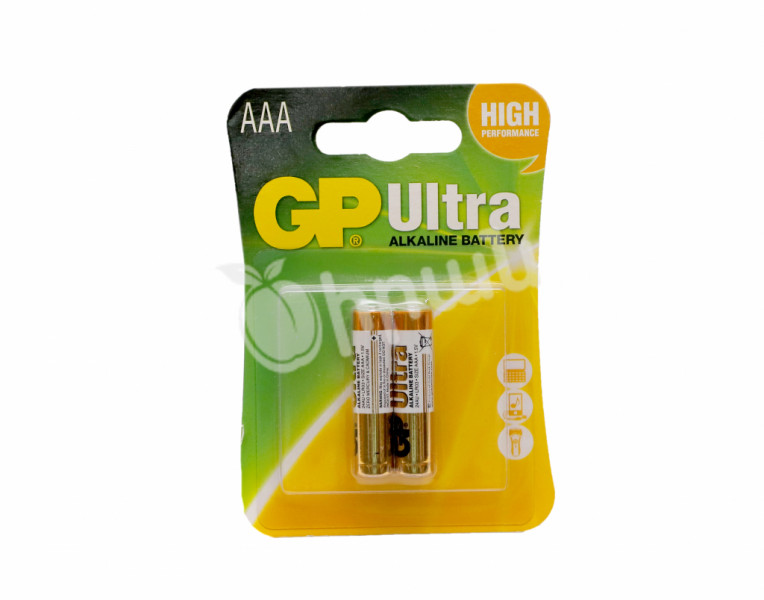 Battery alkaline ultra AAA GP