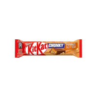 Milk chocolate with crunchy wafers and peanut filling Chunky Kit Kat