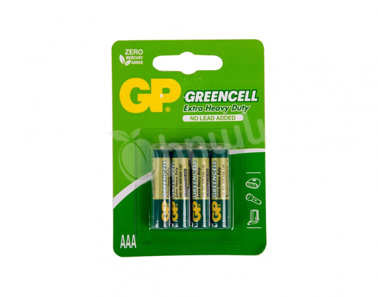 Battery heavy duty extra greencell AAA GP