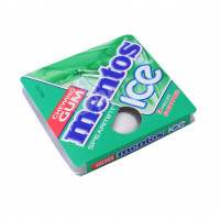 Chewing gum with spearmint flavor Ice Mentos