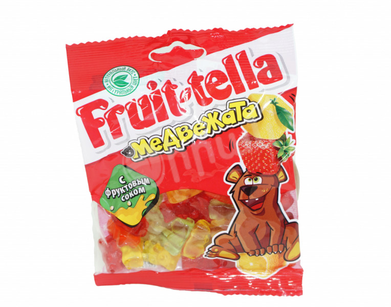 Жевательный мармелад с фруктовым соком медвежата Fruit-Tella