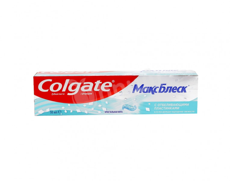Toothpaste max white crystal mint Colgate