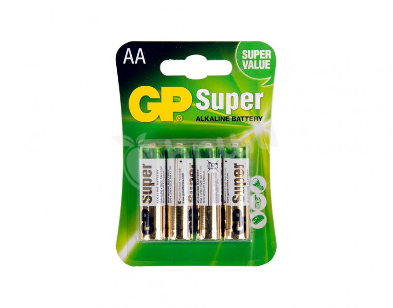 Щелочная батарейка супер AA GP