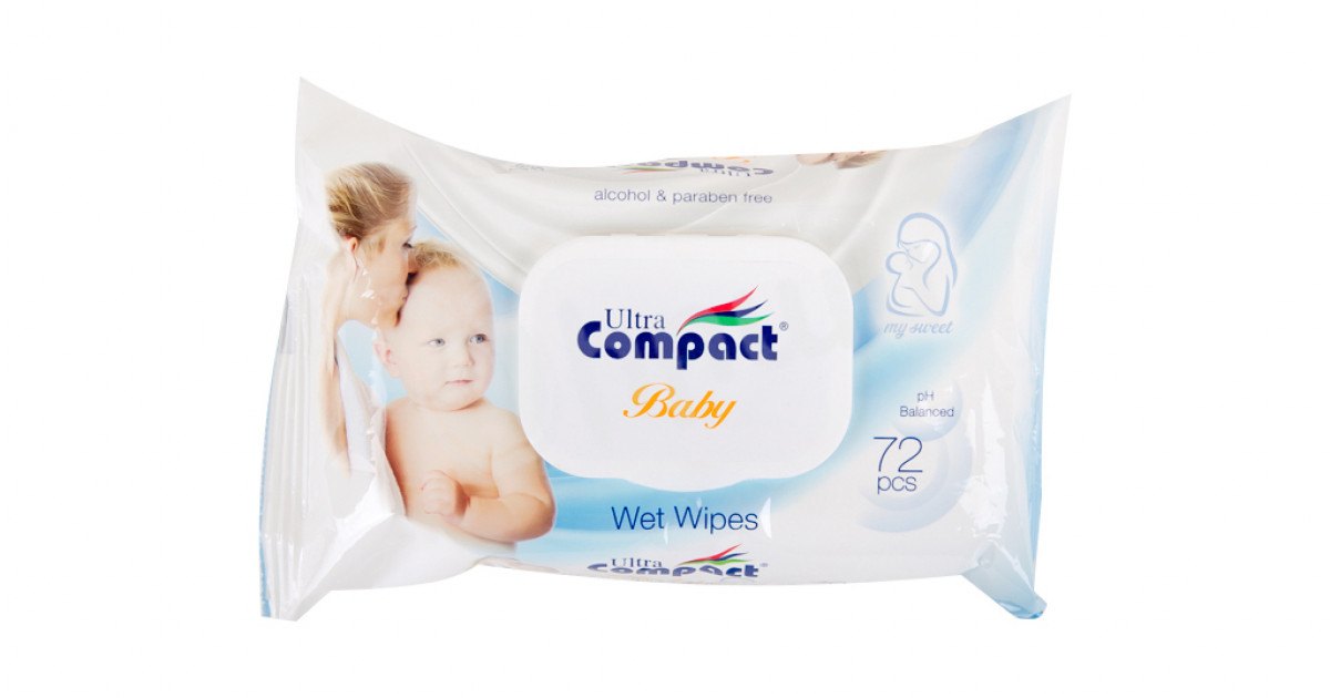 compact wet wipes