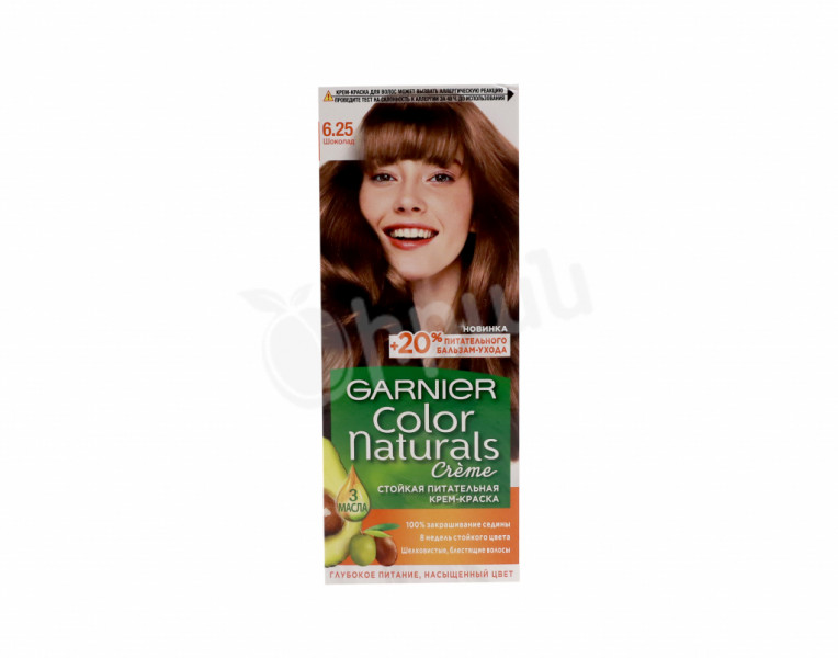 Hair cream-color chocolate 6.25 Color Naturals Garnier