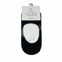 Black Socks Elegant Step Alex Invisible