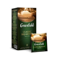 Черный чай классик брекфаст Greenfield