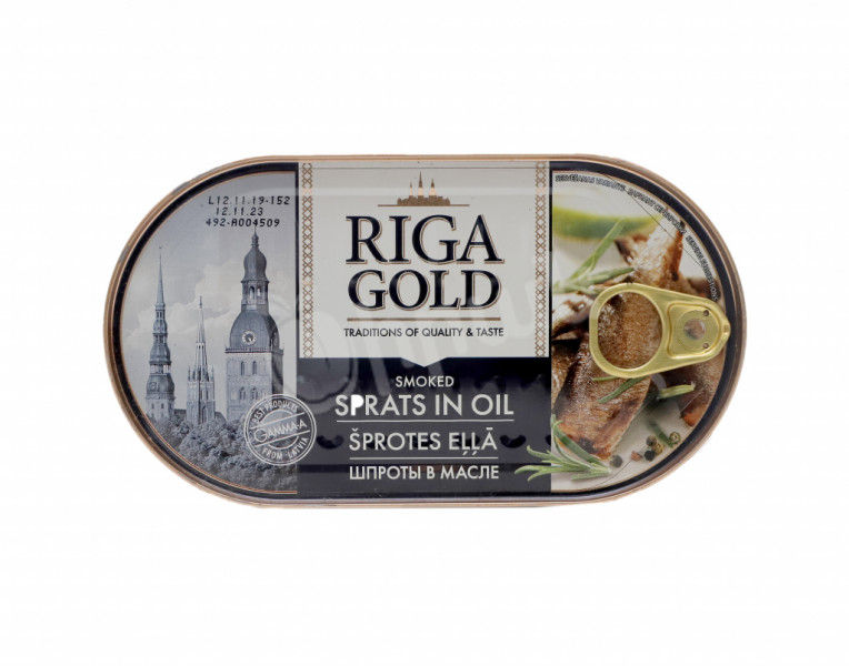 Sprats in Oil Riga Gold