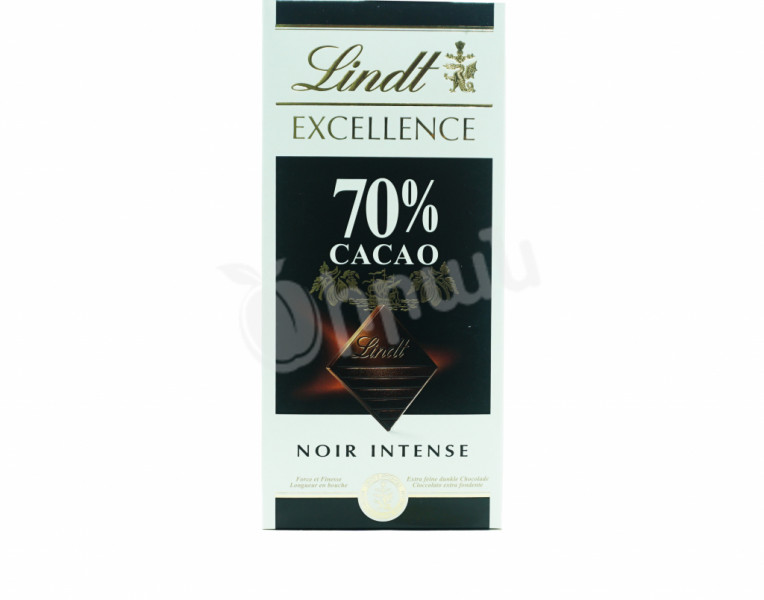 Темная шоколадная плитка 70% Excellence Lindt