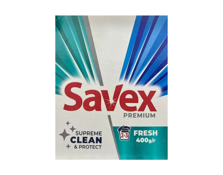 Լվացքի փոշի սպիտակ և գունավոր գործվածքների համար ֆրեշ Savex