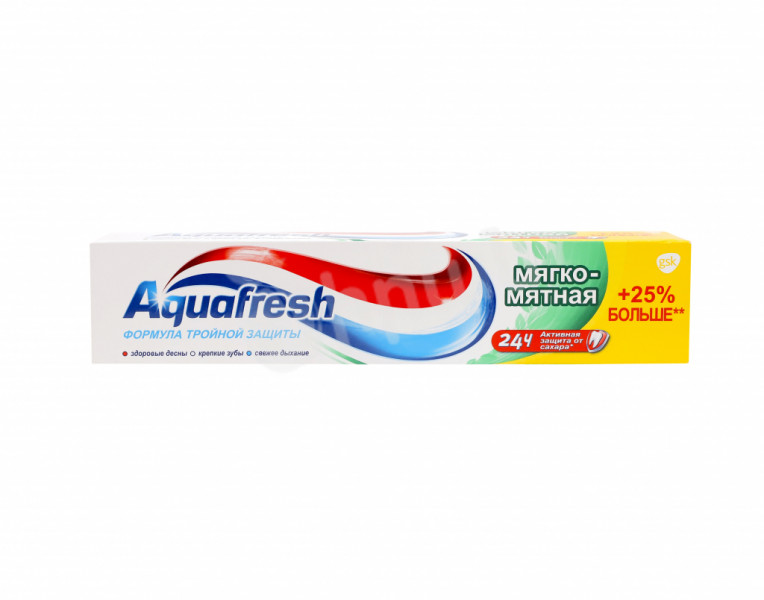 Toothpaste mild and minty 3 in 1 Aquafresh